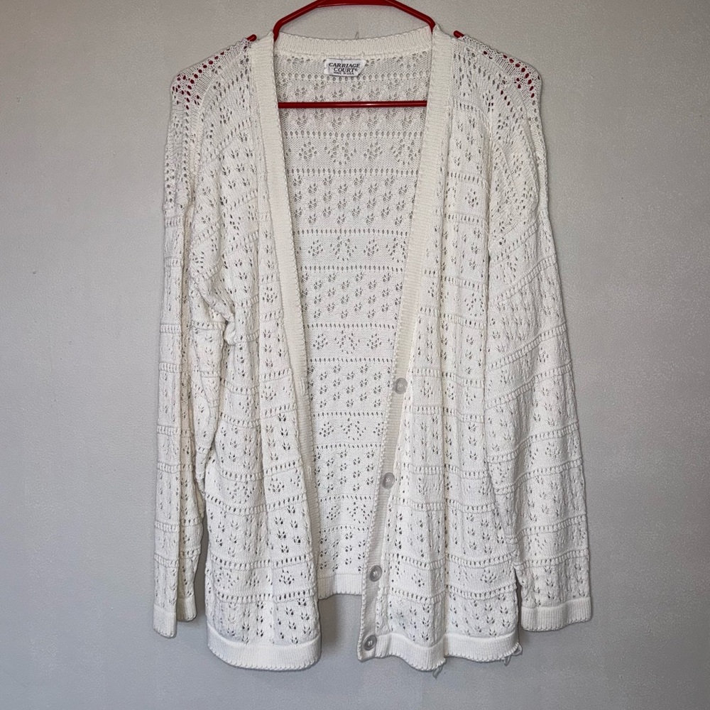 Vintage Carriage Court Cardigan Sweater
